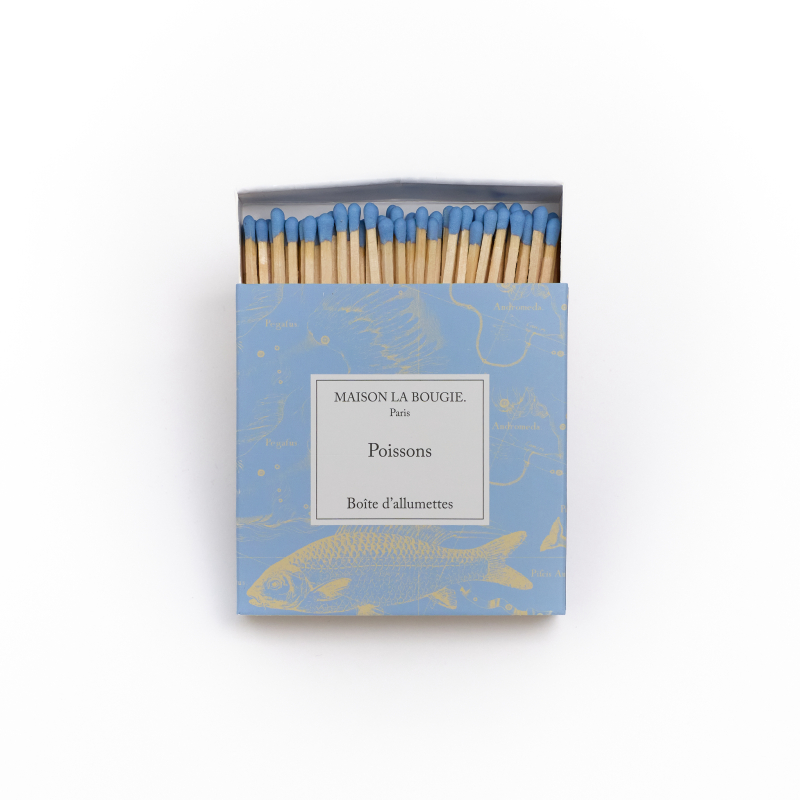 BOITE D'ALLUMETTES POISSONS