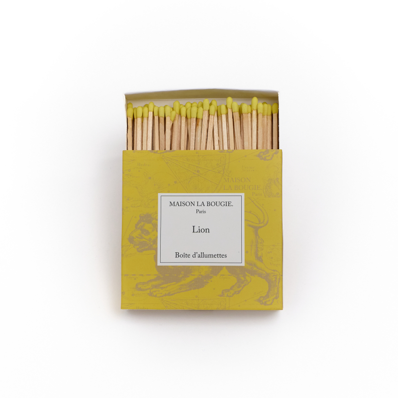 BOITE D'ALLUMETTES LION
